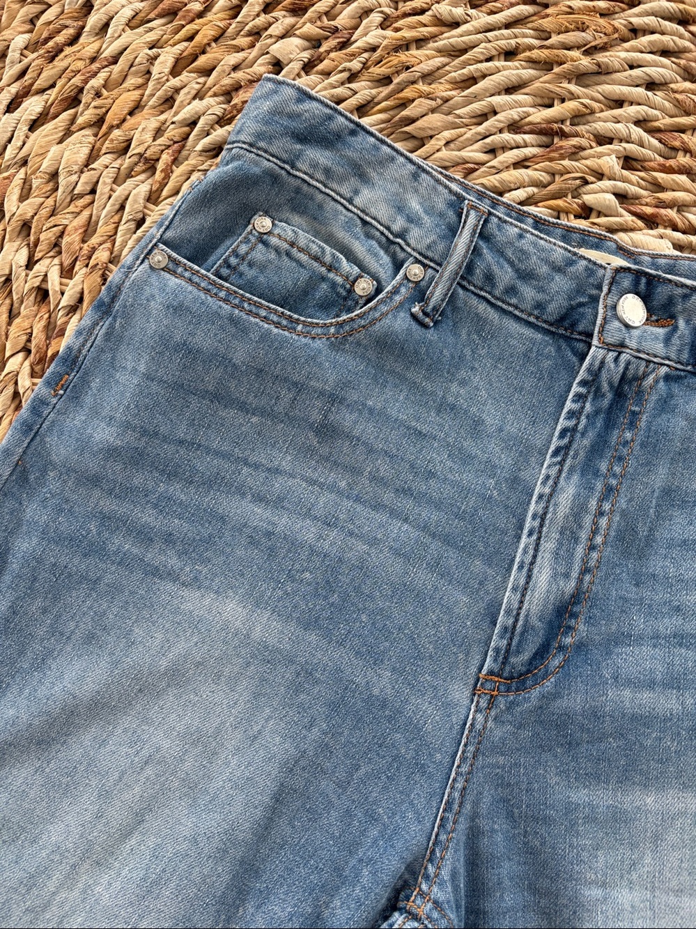 Oat NY Cloud Luxe High Rise Wide Leg Jean - Picture 8 of 14